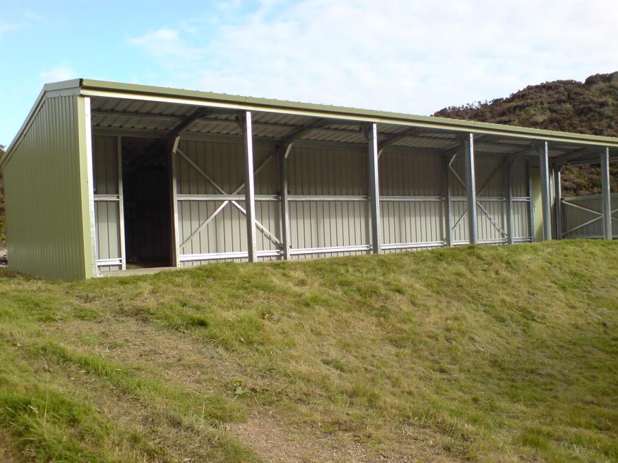 Steel building for Rifle and pistol Club providing shelter