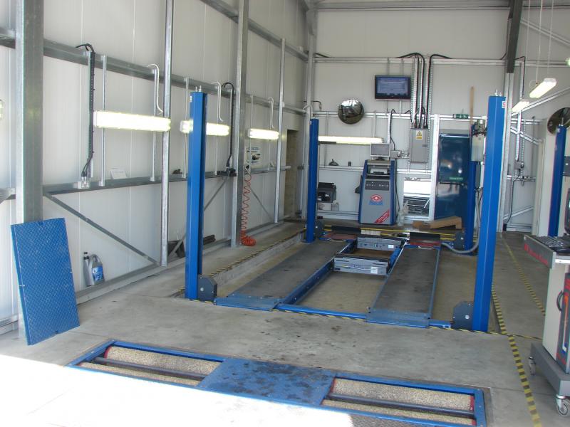 inside view of workshop bay fitted by third party