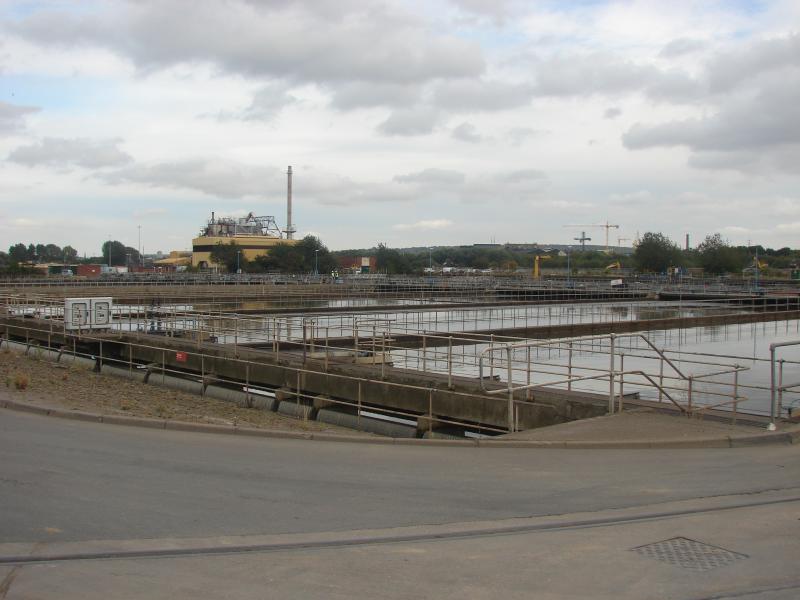 General view of the location of the waste treatment works
