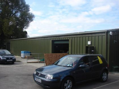 Fully insulated steel building workshop